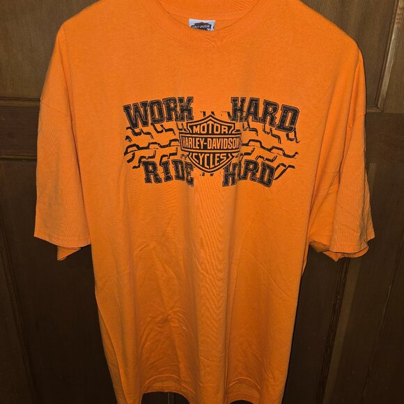 Harley-Davidson Other - Harley Davidson Men's T-Shirt size 3XL XXXL Orange from Blue Springs Missouri MO
